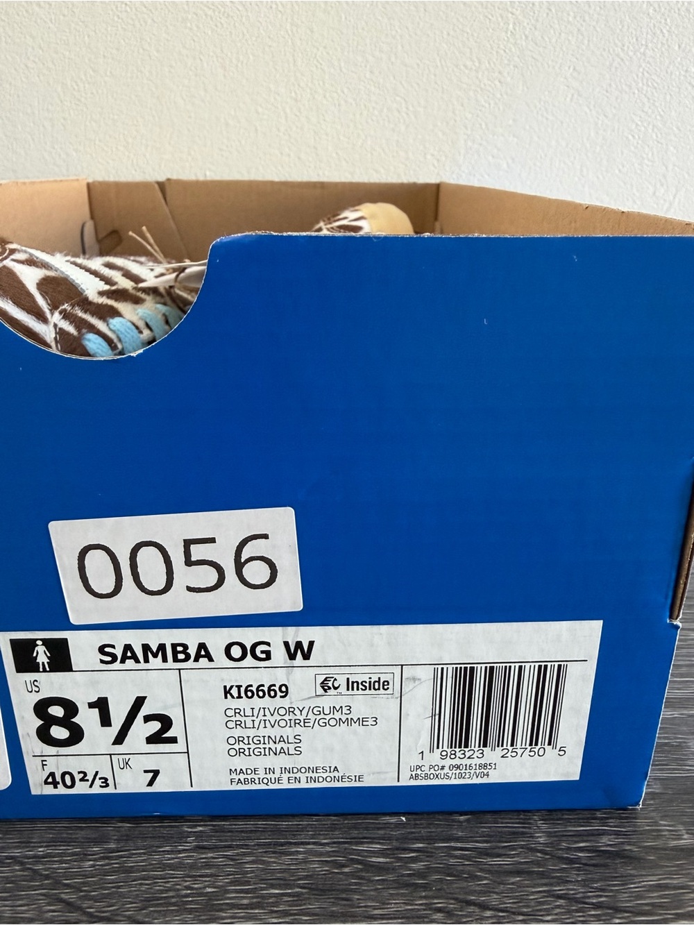 Adidas Samba OG Giraffe Print - Women's Size 8.5 - Picture 7 of 7